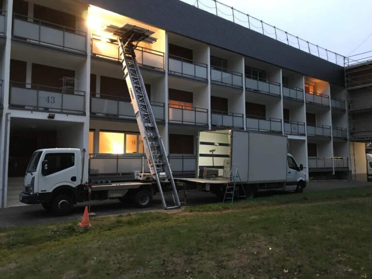 Déménagement et location d'un monte-meubles Rue du pré perché à Rennes
